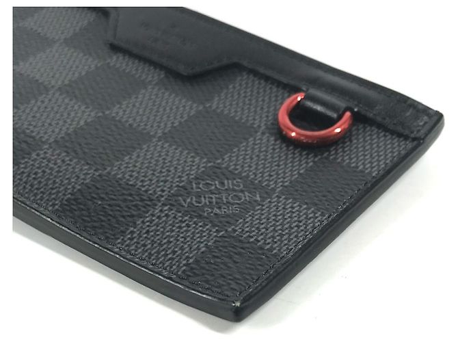 Portafoglio Damier Graphite Louis Vuitton Nero - vista 6
