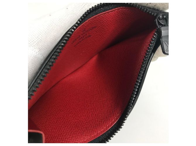 Portafoglio Damier Graphite Louis Vuitton Nero - vista 9