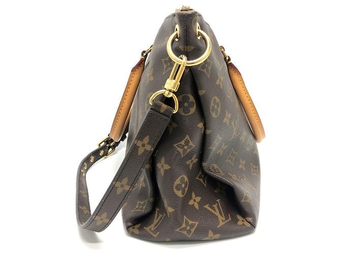 Borsa a Spalla Pallas MM 2 Vie Monogramma Louis Vuitton Beige - vista 3