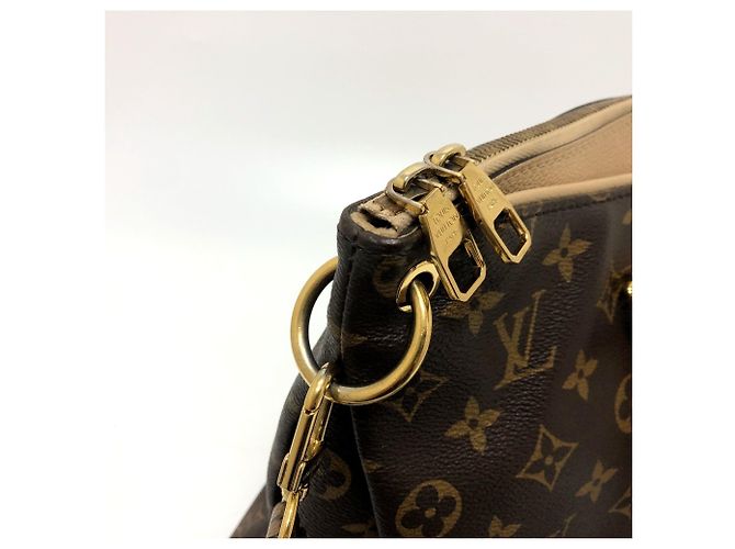 Borsa a Spalla Pallas MM 2 Vie Monogramma Louis Vuitton Beige - vista 4
