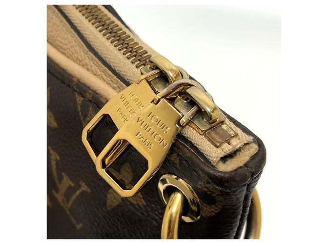 Borsa a Spalla Pallas MM 2 Vie Monogramma Louis Vuitton Beige - vista 9
