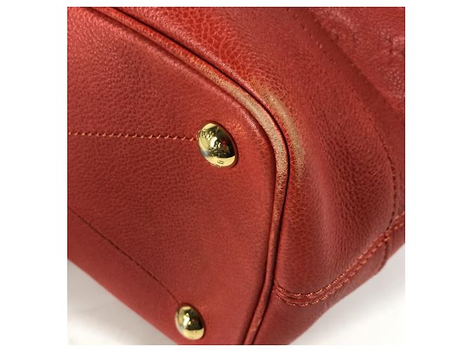 Borsa a Spalla Bucket Citadines PM in Monogramma Empreinte Louis Vuitton Rosso - vista 6