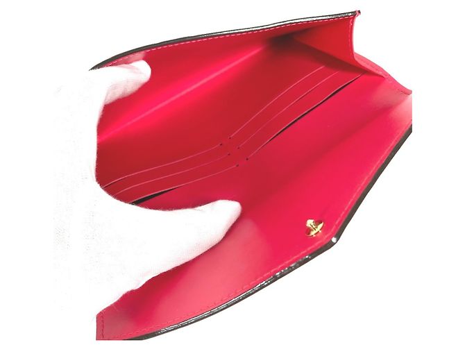 Monedero de Vernis Monogram Louis Vuitton Rosa - vista 14