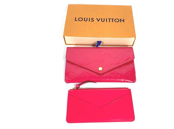 Monedero de Vernis Monogram Louis Vuitton Rosa - vista 2