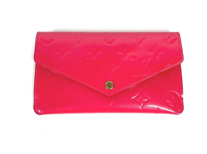 Monedero de Vernis Monogram Louis Vuitton Rosa - vista 6