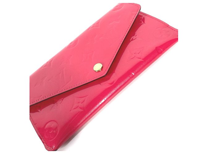 Monedero de Vernis Monogram Louis Vuitton Rosa - vista 8