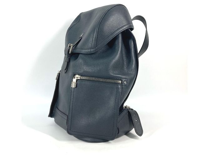 Sac à dos Utah Canyon M54960 de Louis Vuitton Noir Bleu Marine - vue 4