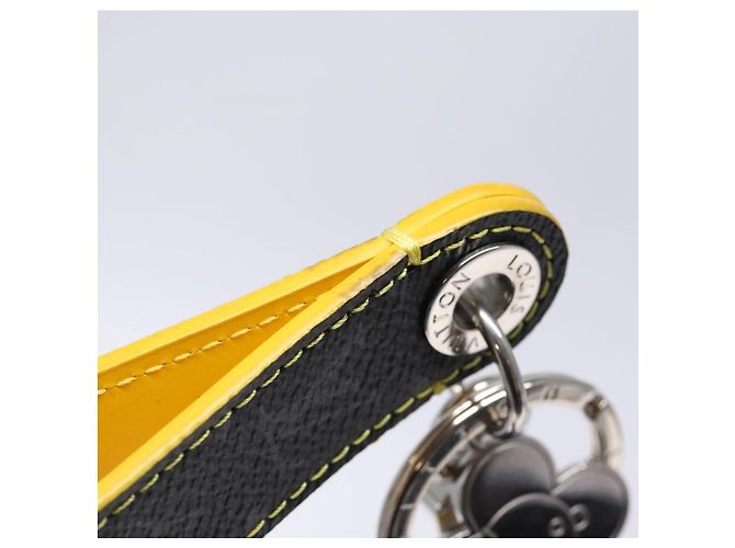 LOUIS VUITTON Monogramm Eclipse Drache Vivienne Schlüsselanhänger MO1469 Auth 129758 Gelb - Ansicht 10