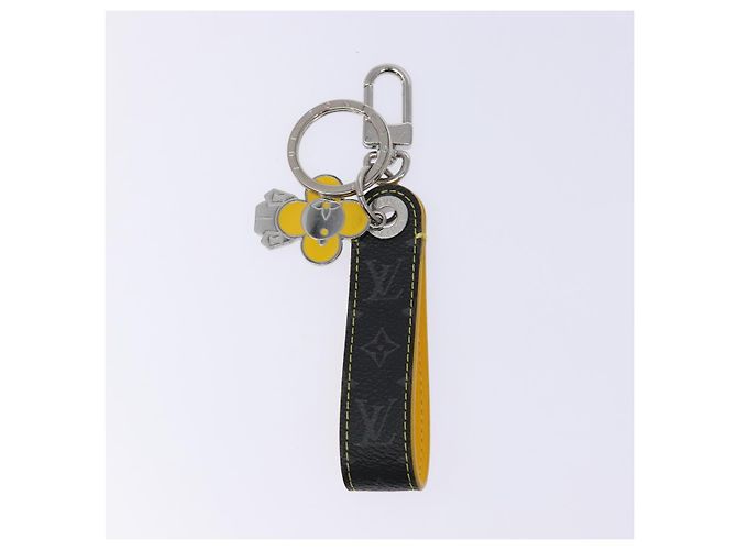 LOUIS VUITTON Monogramm Eclipse Drache Vivienne Schlüsselanhänger MO1469 Auth 129758 Gelb - Ansicht 13