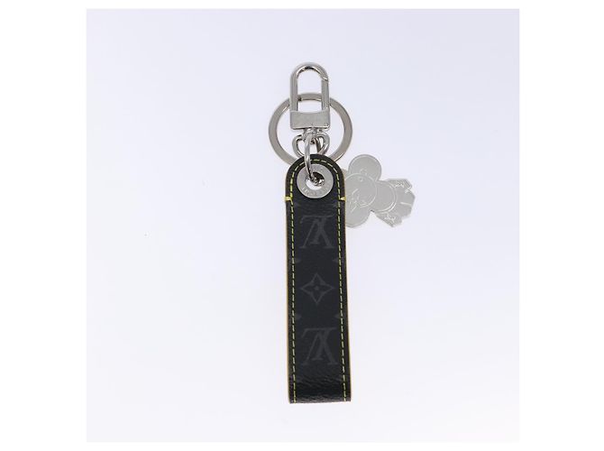 LOUIS VUITTON Monogramm Eclipse Drache Vivienne Schlüsselanhänger MO1469 Auth 129758 Gelb - Ansicht 5