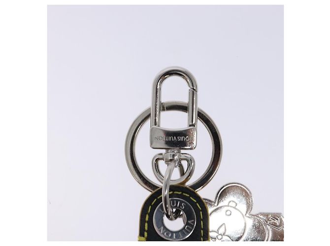 LOUIS VUITTON Monogramm Eclipse Drache Vivienne Schlüsselanhänger MO1469 Auth 129758 Gelb - Ansicht 6