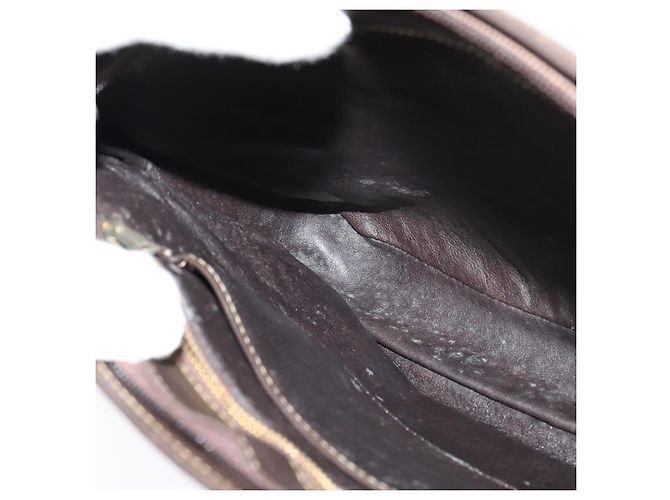 Céline Borsa a Spalla Celine C Sulky in Tela Beige Oro Auth 136204 D'oro - vista 18