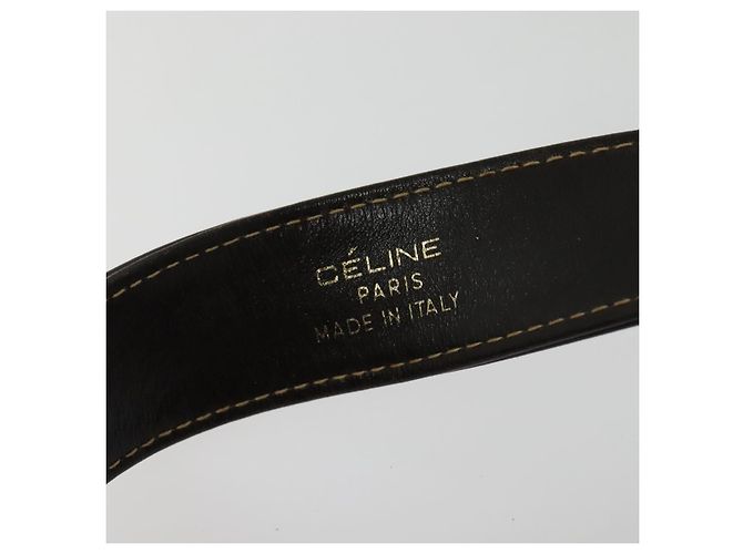 Céline Borsa a Spalla Celine C Sulky in Tela Beige Oro Auth 136204 D'oro - vista 9