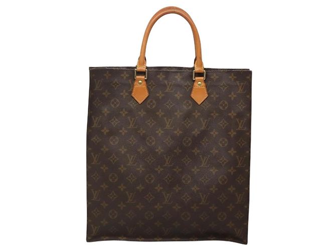 LOUIS VUITTON Borsa Sac Plat Monogram M51140 LV Auth BA4418 Monogramma - vista 13