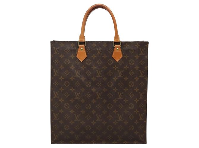 LOUIS VUITTON Borsa Sac Plat Monogram M51140 LV Auth BA4418 Monogramma - vista 2
