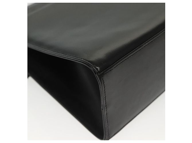 Borsa a mano Vala in pelle nera e oro Salvatore Ferragamo Auth BA4594 Nero D'oro - vista 16