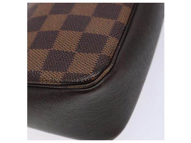 LOUIS VUITTON Pochette per il Trucco Damier Ebene N51982 LV Auth 136871 - vista 16