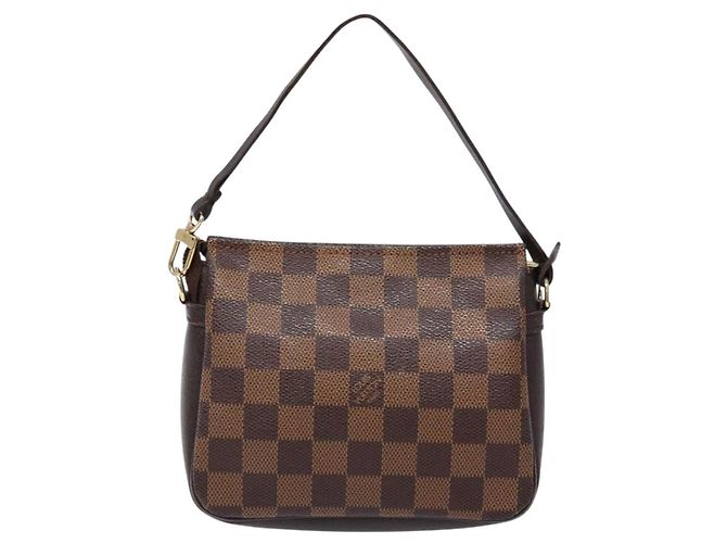 LOUIS VUITTON Pochette per il Trucco Damier Ebene N51982 LV Auth 136871 - vista 2
