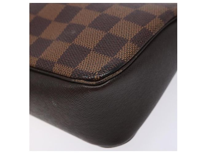 LOUIS VUITTON Pochette per il Trucco Damier Ebene N51982 LV Auth 136871 - vista 9
