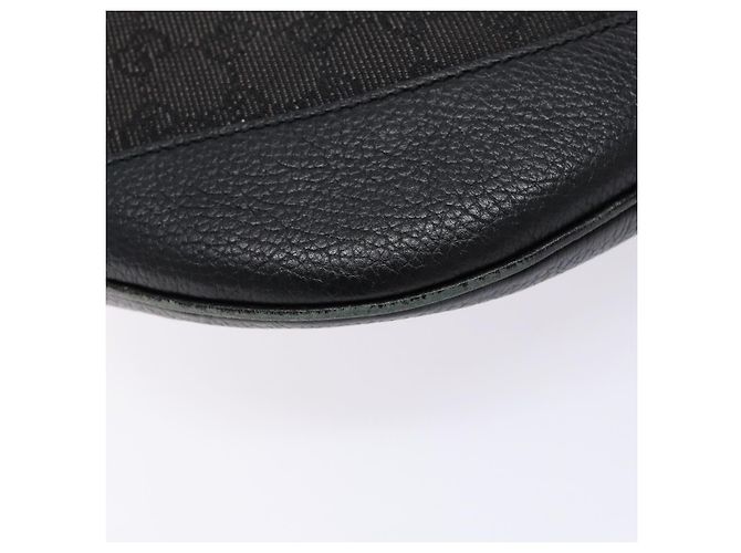 Borsa a Spalla GG Canvas Gucci Nera Argento 272380 Auth sw1237 Nero - vista 15