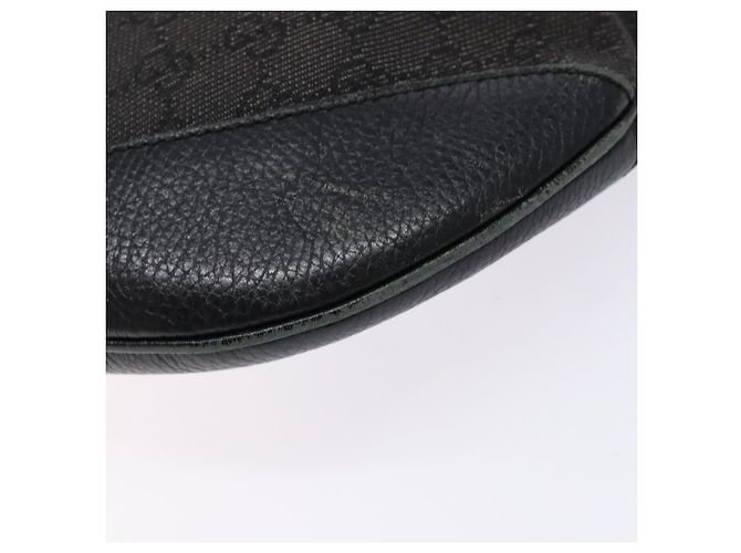 Borsa a Spalla GG Canvas Gucci Nera Argento 272380 Auth sw1237 Nero - vista 16