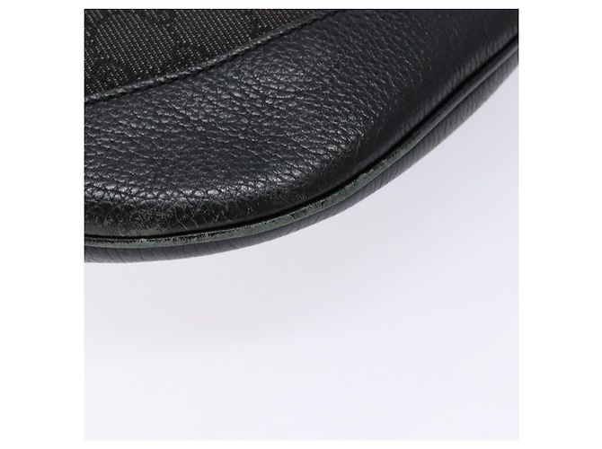 Borsa a Spalla GG Canvas Gucci Nera Argento 272380 Auth sw1237 Nero - vista 17