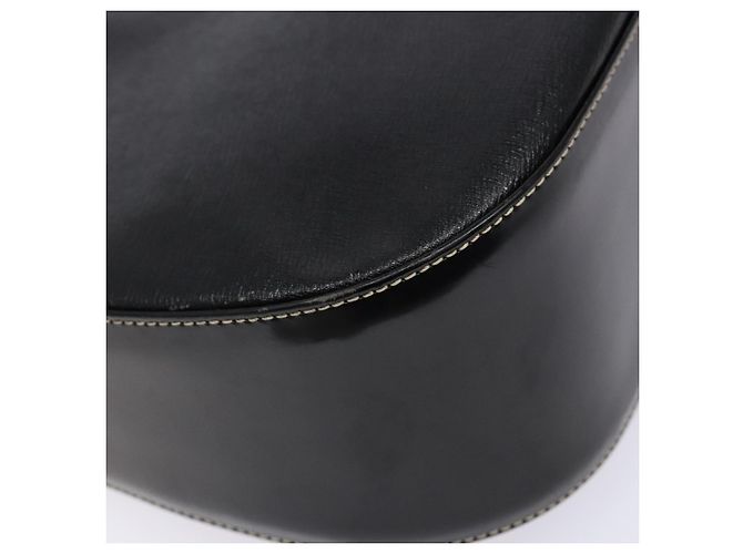 Autre Marque Borsa a Spalla Burberrys in Pelle Nera e Oro Auth BA4394 Nero D'oro - vista 14