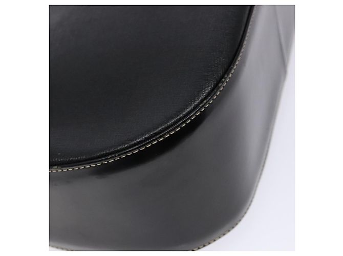 Autre Marque Borsa a Spalla Burberrys in Pelle Nera e Oro Auth BA4394 Nero D'oro - vista 16