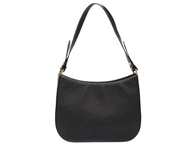 Autre Marque Borsa a Spalla Burberrys in Pelle Nera e Oro Auth BA4394 Nero D'oro - vista 2