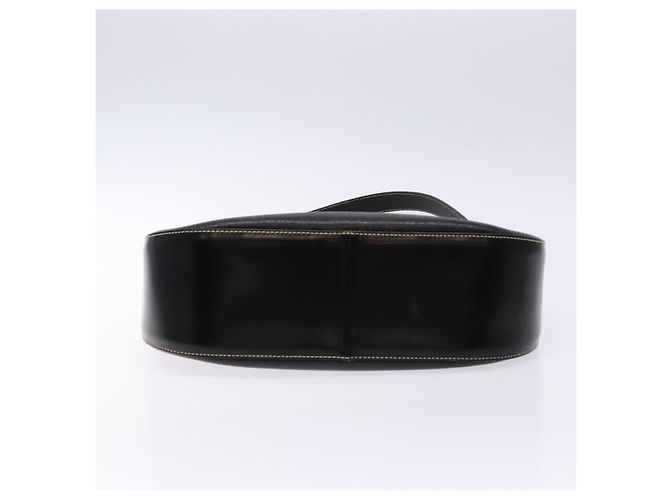 Autre Marque Borsa a Spalla Burberrys in Pelle Nera e Oro Auth BA4394 Nero D'oro - vista 5