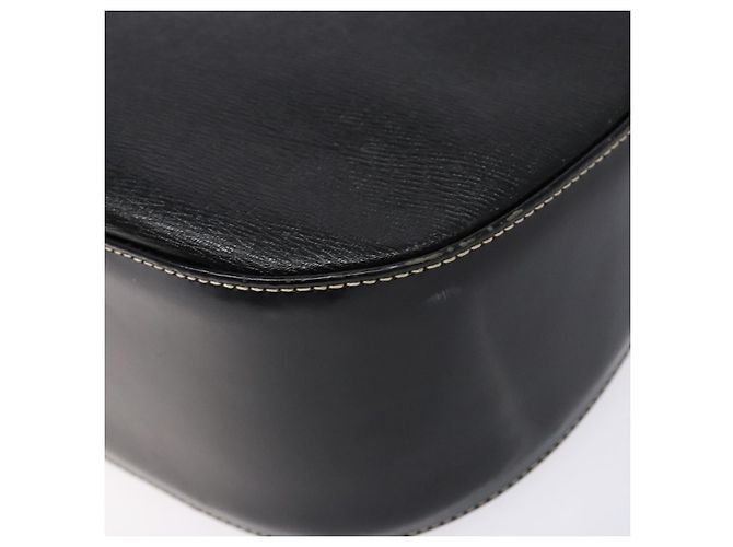 Autre Marque Borsa a Spalla Burberrys in Pelle Nera e Oro Auth BA4394 Nero D'oro - vista 9