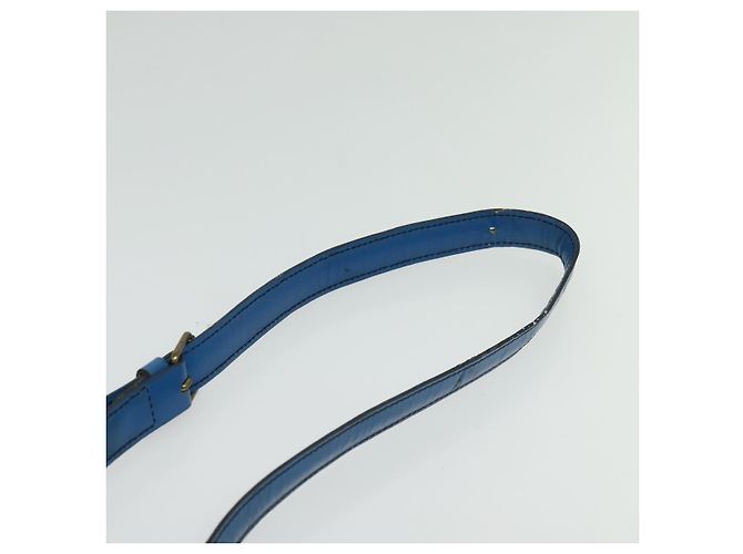 LOUIS VUITTON Bolso de Hombro Cartouchiere MM Epi Azul M52245 LV Auth 136712 - vista 8