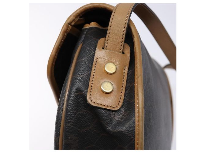 Borsa a Spalla in Tela Honeycomb PVC Nera e Dorata Auth BA4382 Christian Dior Nero D'oro - vista 10