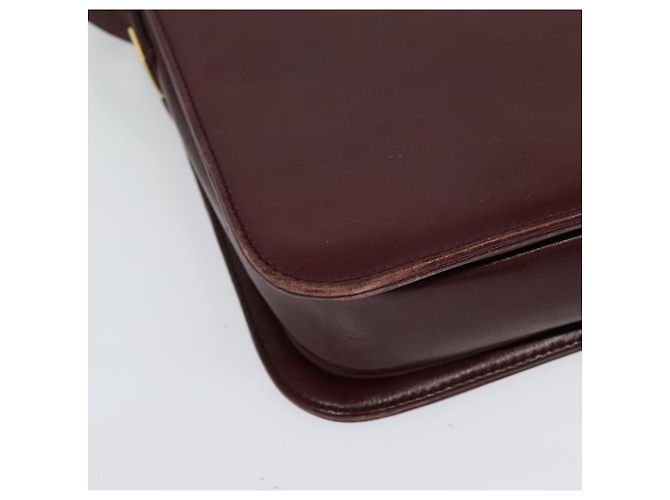 Givenchy Borsa a Spalla in Pelle Bordeaux Auth bs28548 Bordò - vista 15