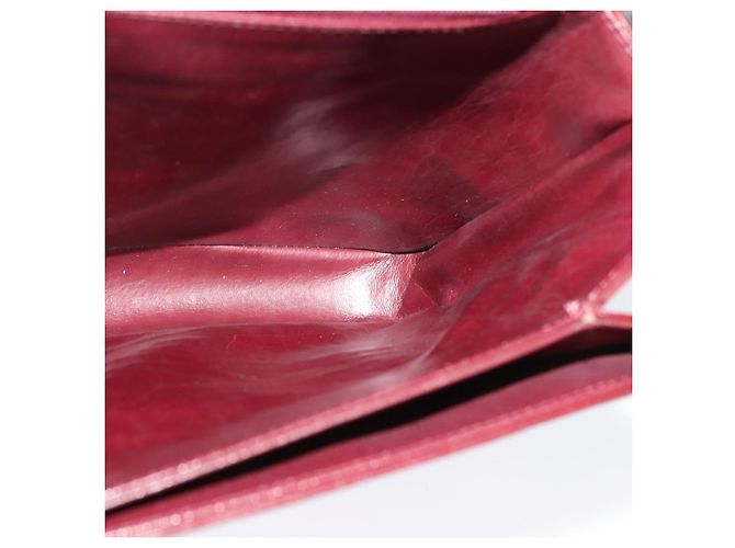 Givenchy Borsa a Spalla in Pelle Bordeaux Auth bs28548 Bordò - vista 19