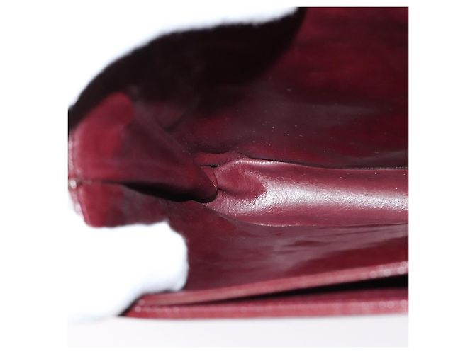 Givenchy Borsa a Spalla in Pelle Bordeaux Auth bs28548 Bordò - vista 20