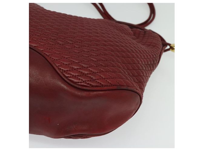 BALLY Borsa a Spalla in Pelle Rossa Dorata Auth 129654 Rosso D'oro - vista 14