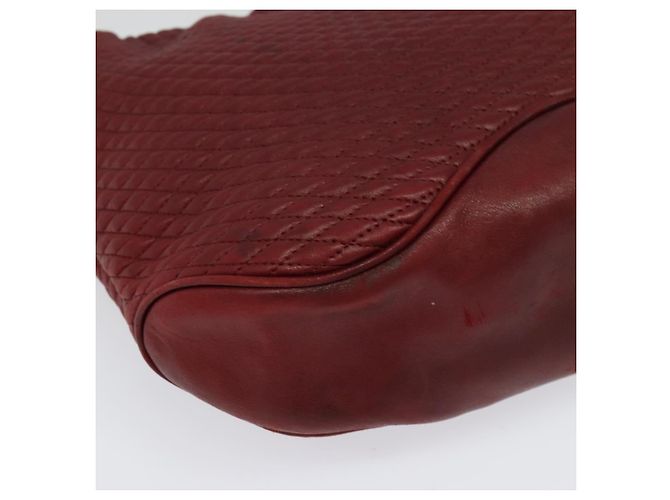 BALLY Borsa a Spalla in Pelle Rossa Dorata Auth 129654 Rosso D'oro - vista 15