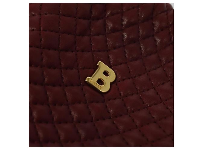 BALLY Borsa a Spalla in Pelle Rossa Dorata Auth 129654 Rosso D'oro - vista 17