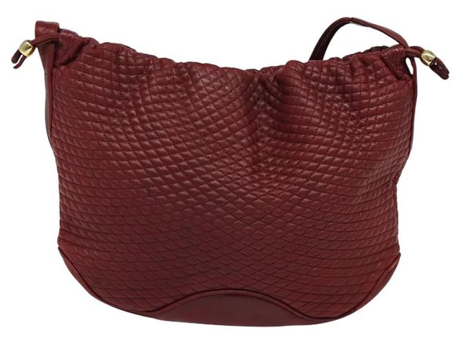 BALLY Borsa a Spalla in Pelle Rossa Dorata Auth 129654 Rosso D'oro - vista 2