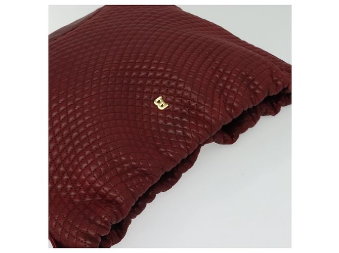 BALLY Borsa a Spalla in Pelle Rossa Dorata Auth 129654 Rosso D'oro - vista 6