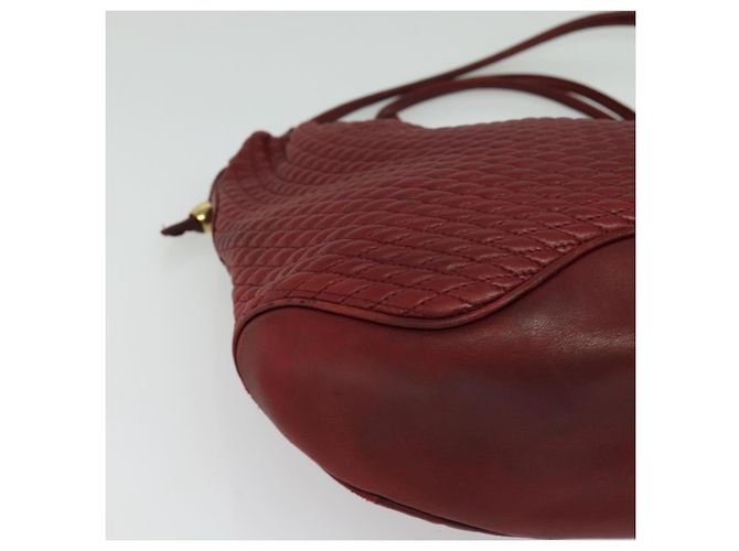 BALLY Borsa a Spalla in Pelle Rossa Dorata Auth 129654 Rosso D'oro - vista 9