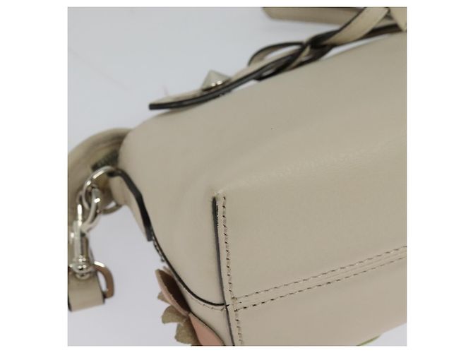 FENDI Borsa a Mano By The Way in Pelle 2 in 1 Beige Oro Auth 136115 - vista 15