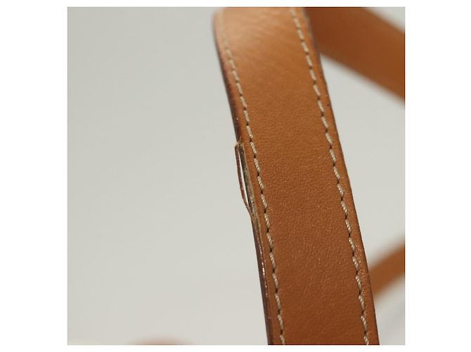 Céline Borsa a Spalla in Tela Macadam CELINE PVC Beige Oro Auth BA4513 D'oro - vista 8