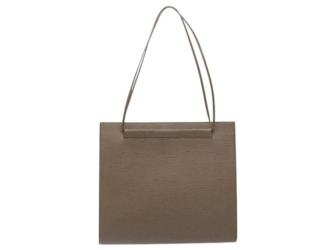 LOUIS VUITTON Borsa a Spalla Epi Saint Tropez Grigio Lilla M5246B LV Auth 137006 Marrone Porpora - vista 13