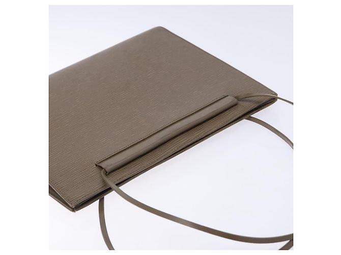 LOUIS VUITTON Borsa a Spalla Epi Saint Tropez Grigio Lilla M5246B LV Auth 137006 Marrone Porpora - vista 6
