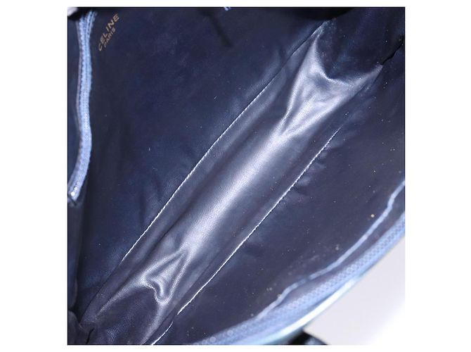 Céline CELINE Borsa a Mano Sulky in Tela Blu Marina Auth 129685 Blu navy - vista 11