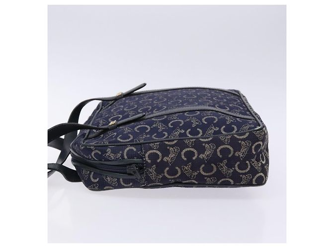 Céline CELINE Borsa a Mano Sulky in Tela Blu Marina Auth 129685 Blu navy - vista 4