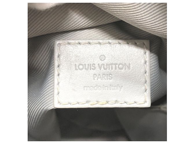 Bucket Borsa a secchiello Nano in tela Monogram Chalk bianco Louis Vuitton - vista 10