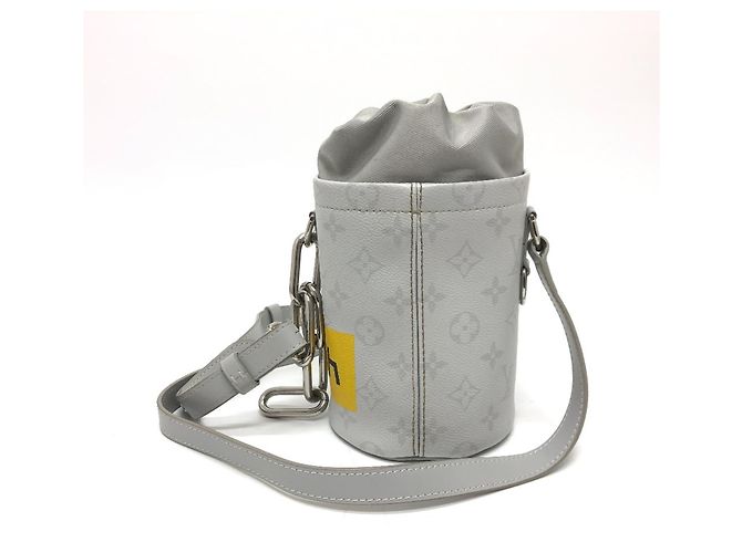 Bucket Borsa a secchiello Nano in tela Monogram Chalk bianco Louis Vuitton - vista 2